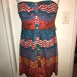 Tribal tube top dress from Charlotte Russe
